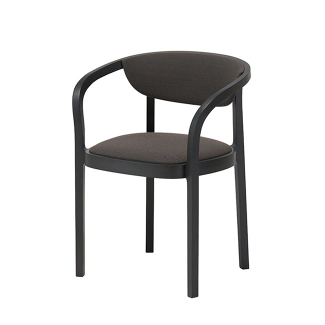 【KNS】 Chesa Chair Pad C3320B Brown Black/Black