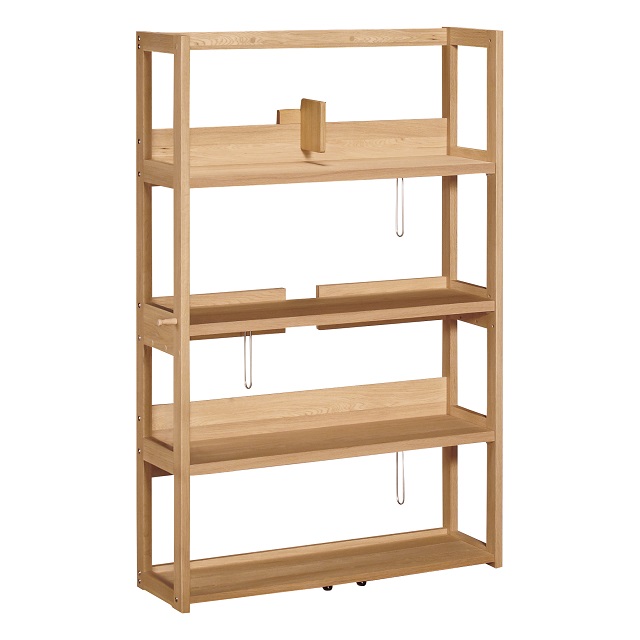 Buona scelta 書棚 オープンタイプ 幅95cm QT3075 ピュアオーク
