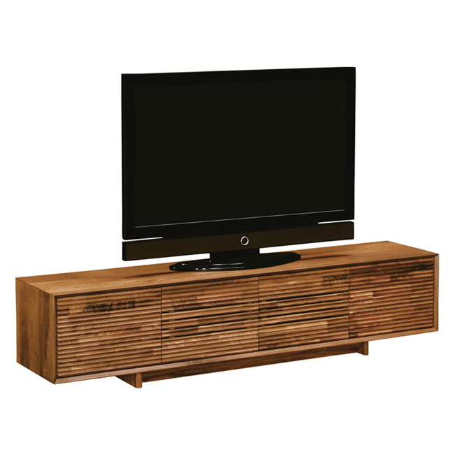 テレビボード 幅204cm QT7037 ウォールナットナチュラル