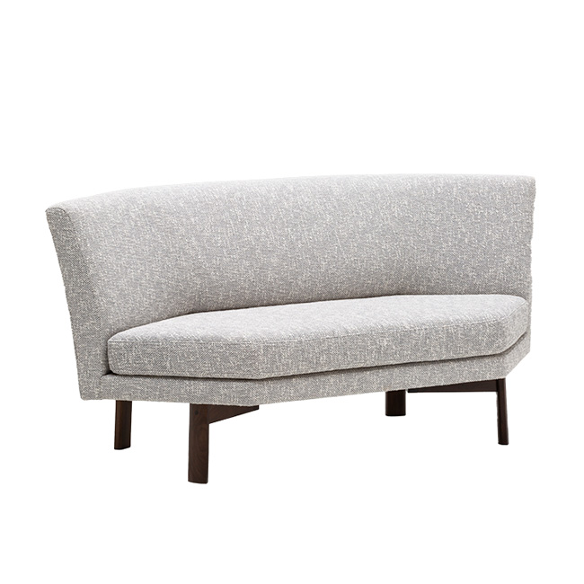 LDチェア（コーナー170） UW031A 幅173cm スカイグレー タニックウォールナット