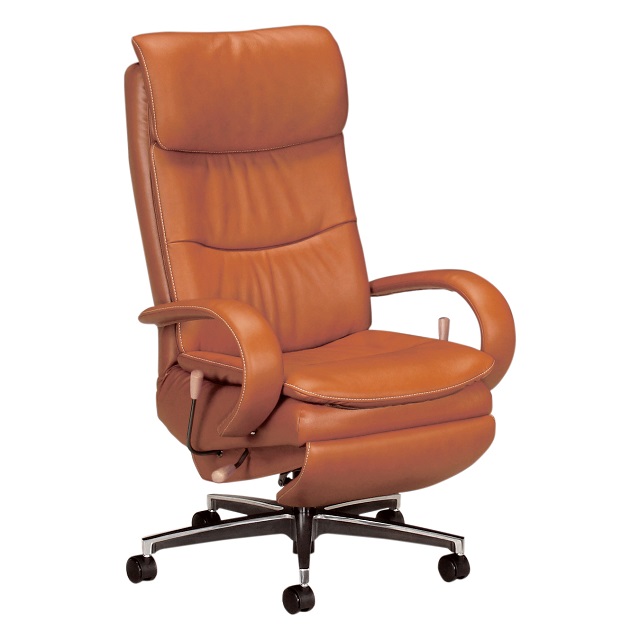 デスクチェア XU7720 ブラウン ピュアオーク